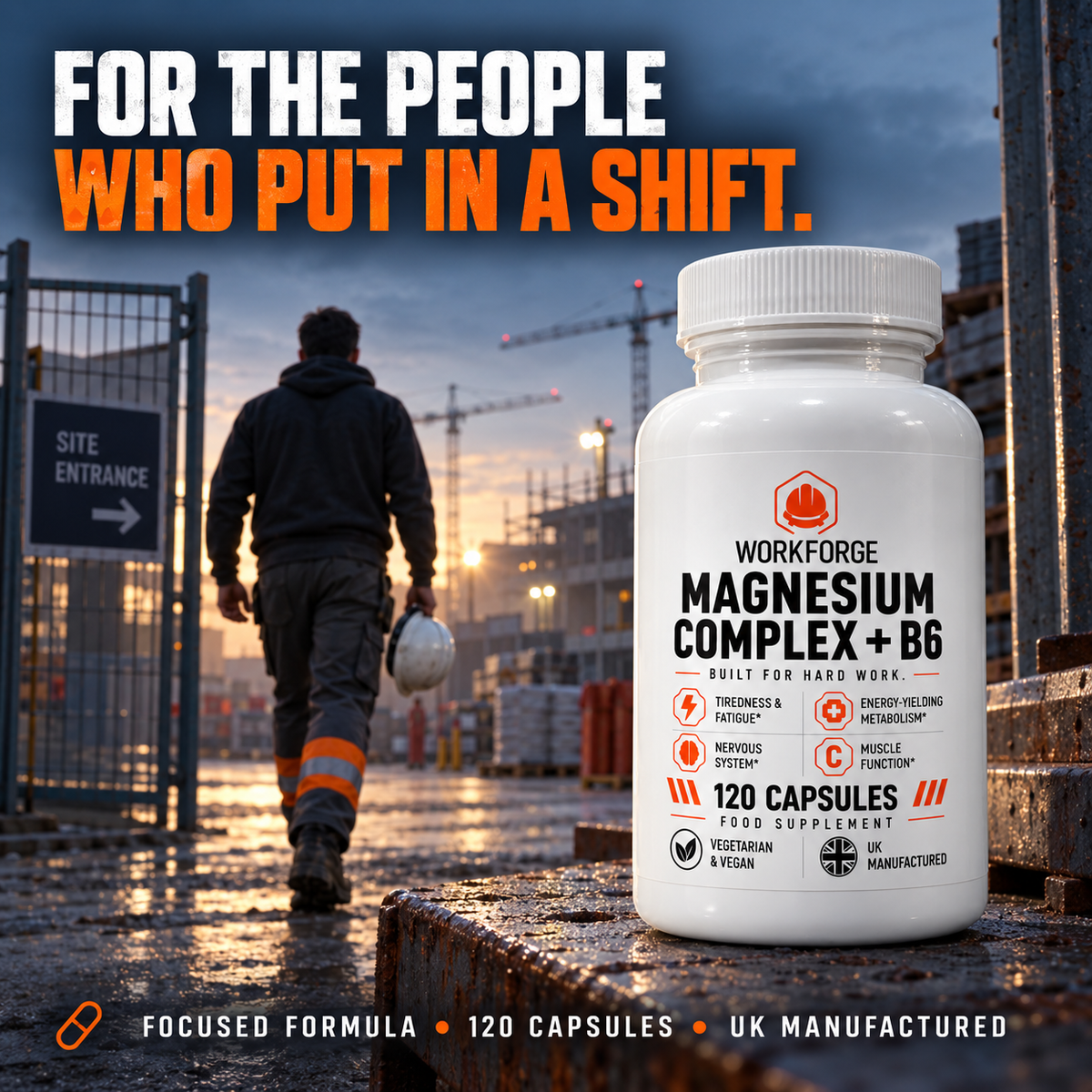 WORKFORGE Magnesium Complex for demanding working routines